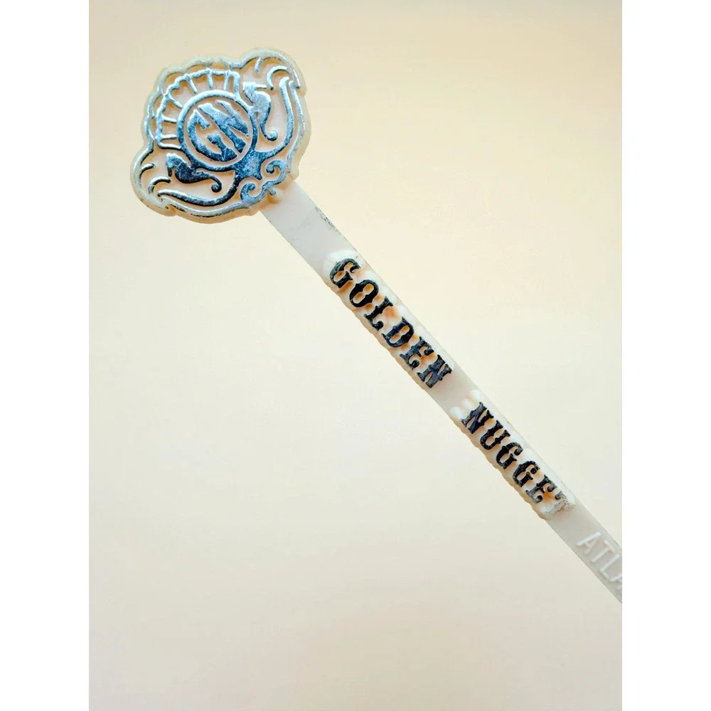 Vintage Casino Swizzle Sticks Trump Castle Golden Nugget Bellagio Goodfellows